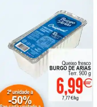 Plenus Supermercados BURGO DE ARIAS Queixo fresco oferta