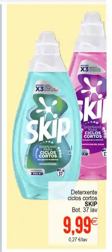 Plenus Supermercados SKIP Deterxente ciclos cortos oferta