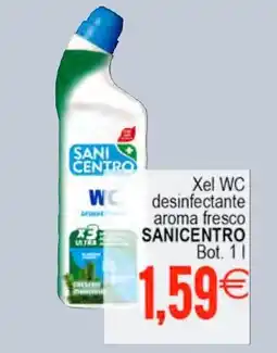Plenus Supermercados SANICENTRO Xel WC desinfectante aroma fresco oferta