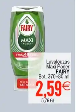 Plenus Supermercados FAIRY Lavalouzas Maxi Poder oferta