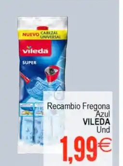 Plenus Supermercados VILEDA Recambio Fregona Azul oferta