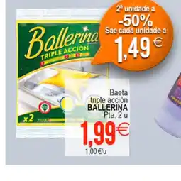Plenus Supermercados BALLERINA Baeta triple acción oferta