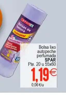 Plenus Supermercados SPAR Bolsa lixo autopeche perfumada oferta