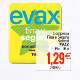 Plenus Supermercados EVAX Compresa fina segur Fina e Segura oferta