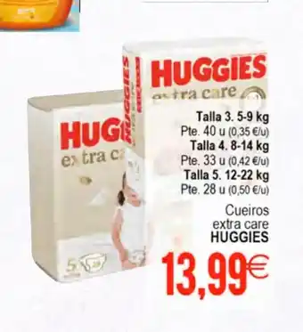 Plenus Supermercados HUGGIES Cueiros extra care oferta