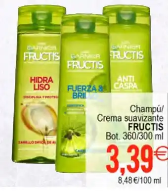 Plenus Supermercados FRUCTIS Champú/ Crema suavizante oferta