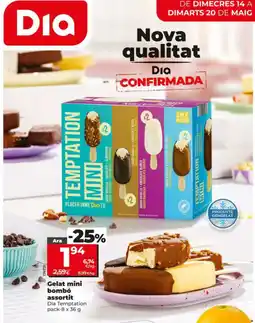 Maxi Dia Gelat mini bombó assortit oferta