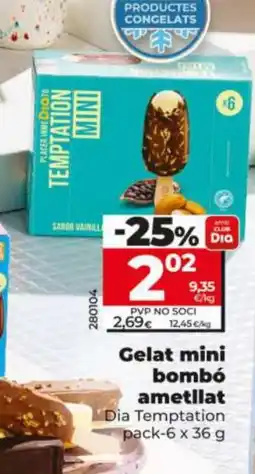Maxi Dia Gelat mini bombó ametllat oferta