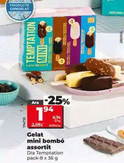 Maxi Dia Gelat mini bombó oferta