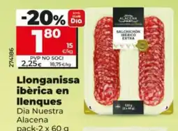 Maxi Dia Llonganissa ibèrica en llenques oferta