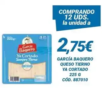 Dialsur Cash & Carry García baquero - queso tierno ya cortado oferta