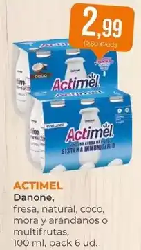 SPAR Gran Canaria Danone - actimel oferta