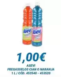 Dialsur Cash & Carry Asevi - fregasuelos cian o naranja oferta