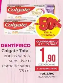 SPAR Gran Canaria Colgate - dentífrico total oferta