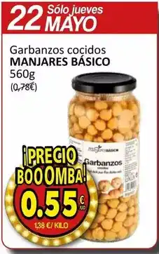 SPAR Manjares - garbanzos cocidos oferta