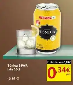 SPAR Spar - tonica oferta