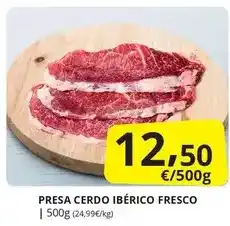 Supermercados MAS Presa cerdo ibérico fresco oferta