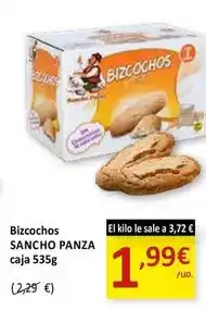 SPAR Sancho panza - bizcochos caja 535g oferta