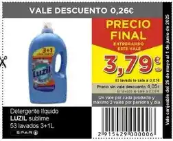 SPAR Luzil - detergente líquido sublime oferta