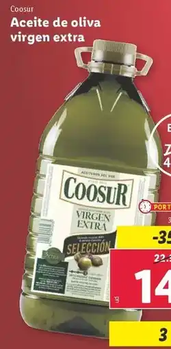Lidl Coosur - aceite de oliva virgen extra oferta