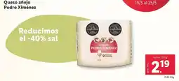 Lidl Pedro ximénez - queso anejo oferta