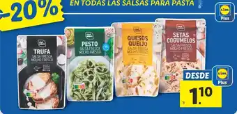 Lidl Chef select - en todas las salsas para pasta oferta