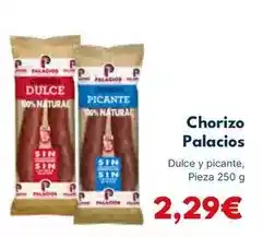 Cash Unide Palacios - chorizo oferta