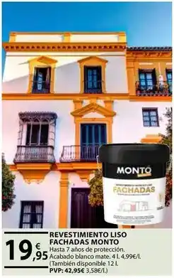 CMB Bricolage Monto - revestimiento liso fachadas oferta