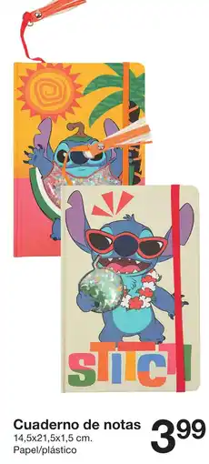 Zeeman Cuaderno de notas oferta