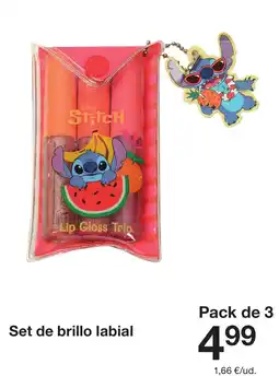 Zeeman Set de brillo labial oferta