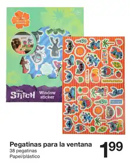 Zeeman Pegatinas para la ventana oferta