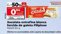 Maxi Dia Xocolata extrafina blanca farcida de galeta oferta