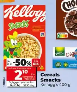 Maxi Dia Cereals Smacks oferta