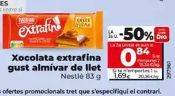 Maxi Dia Xocolata extrafina gust almívar de llet oferta