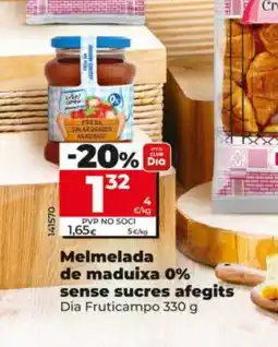 Maxi Dia Melmelada de maduixa 0% sense sucres afegits oferta
