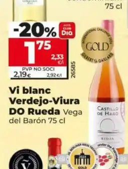 Maxi Dia Vi blanc Verdejo-Viura DO Rueda Vega oferta