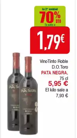Masymas PATA NEGRA Vino Tinto Roble D.O Toro oferta
