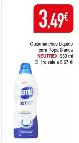 Masymas NEUTREX Quitamanchas Líquido para Ropa Blanca oferta