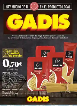 Gadis GALLO Pastas oferta