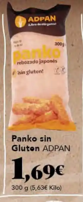 Gadis ADPAN Panko sin Gluten oferta