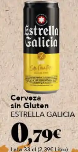 Gadis ESTRELLA GALICIA Cerveza sin Gluten oferta