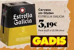 Gadis ESTRELLA GALICIA Cerveza sin Gluten oferta