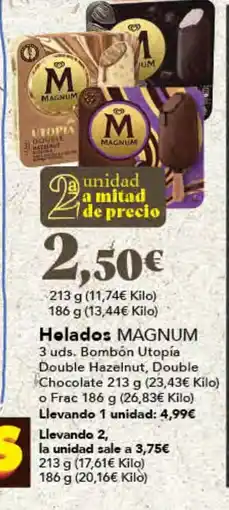 Gadis MAGNUM Helado oferta
