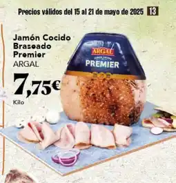Gadis ARGAL Jamón Cocido Braseado Promier oferta