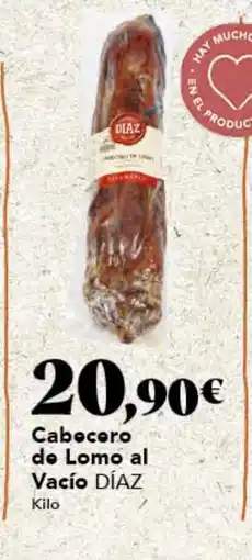 Gadis DÍAZ Cabecero do Lomo al Vacío oferta