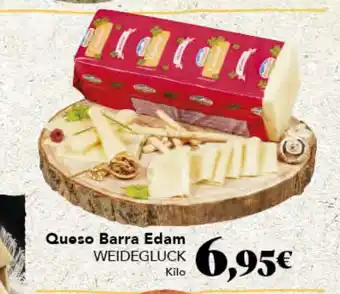 Gadis WEIDEGLUCK Queso Barra Edam oferta