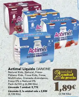 Gadis DANONE Actimel Liquido oferta