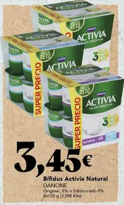 Gadis DANONE Bífidus Activia Natural oferta