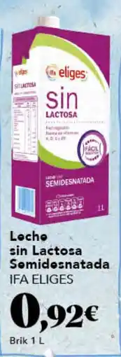 Gadis IFA ELIGES Leche sin Lactosa Somidesnatada oferta