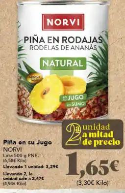 Gadis NORVI Piña en su Jugo oferta